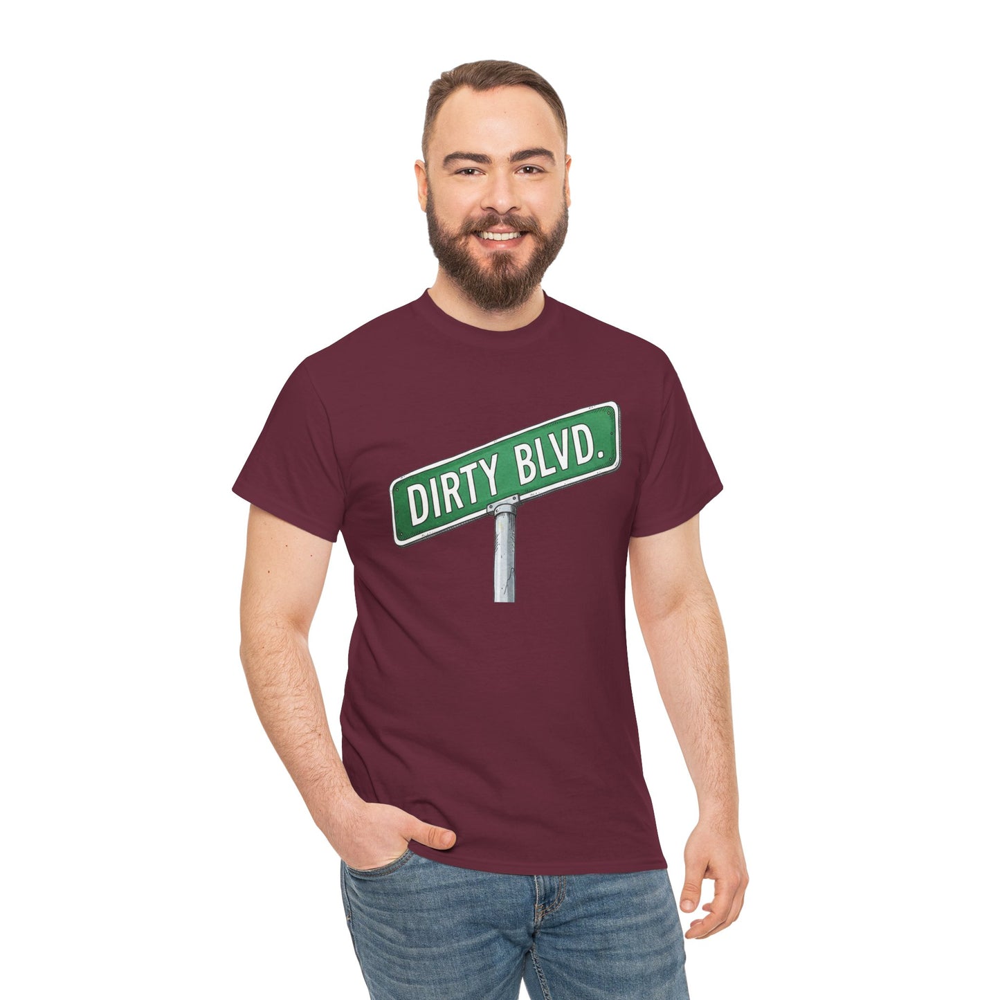 Dirty Blvd. Street Sign Tee | Vintage Urban Graphic Tee