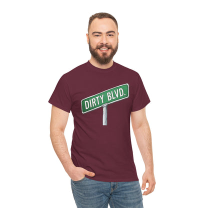 Dirty Blvd. Street Sign Tee | Vintage Urban Graphic Tee