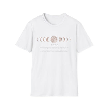 Moon Phases T-Shirt| Lunar Cycle, minimalist astrology design