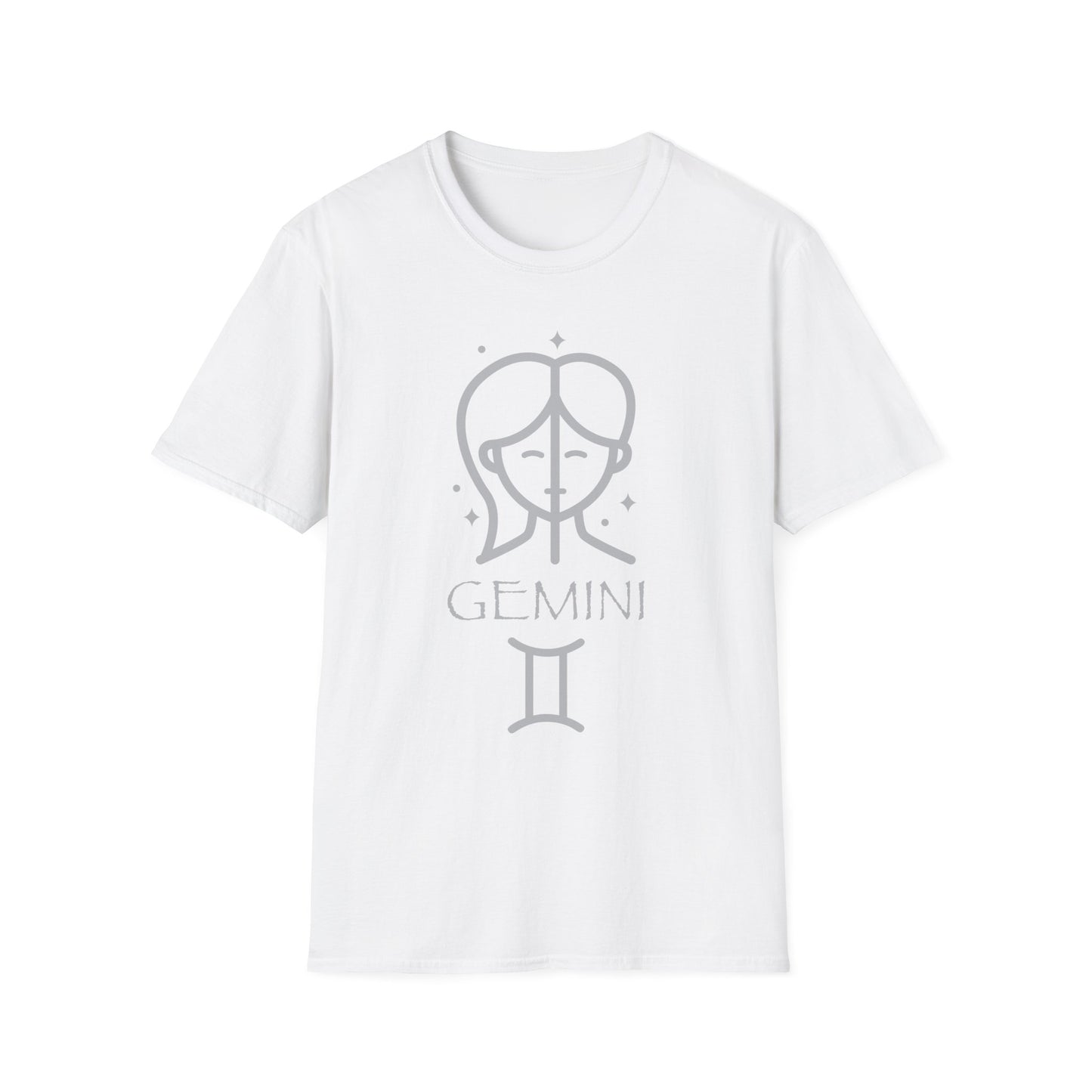 Gemini Zodiac Illustration T-Shirt | Gemini Symbol Tee