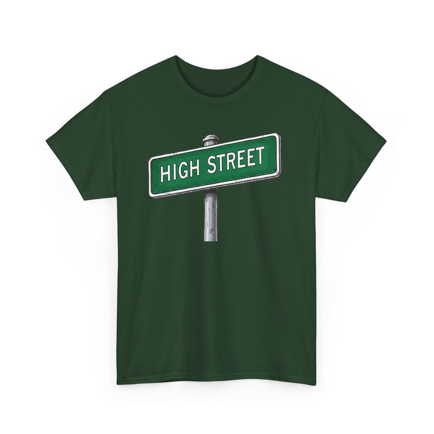High Street Sign Tee | Vintage Urban Graphic Tee