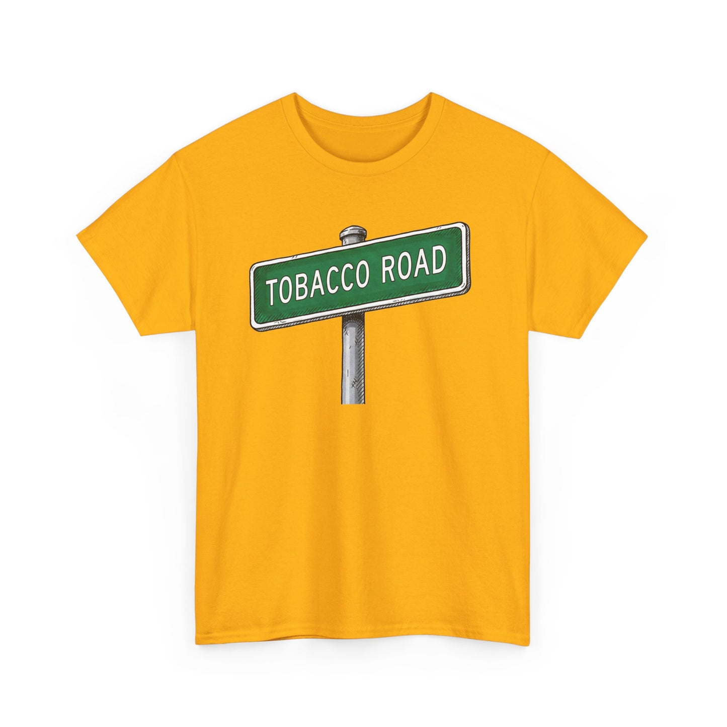 Tobacco Road Street Sign Tee | Vintage Urban Graphic Tee