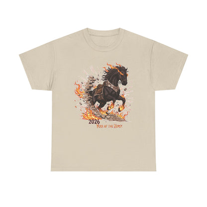 2026 Year of the Horse Tee | Chinese Zodiac Fire Horse Illustration