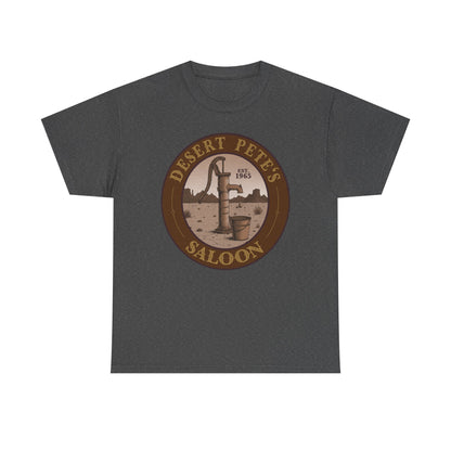 Desert Petes Saloon Kingston Trio inspired Tee sepia | Old Western Desert Pump