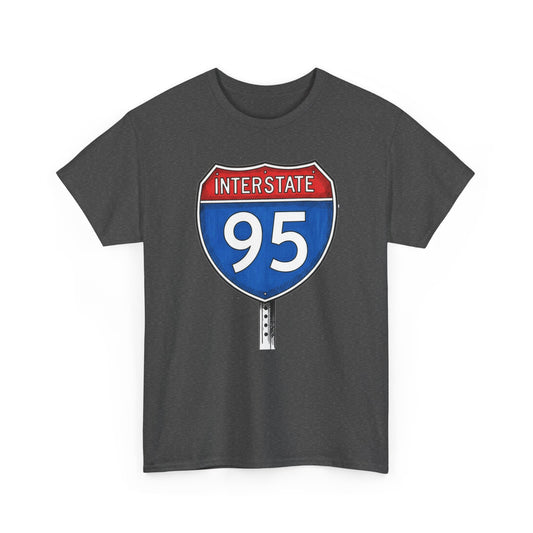 Interstate 95 Sign Tee | Vintage Urban Graphic I95 T-shirt