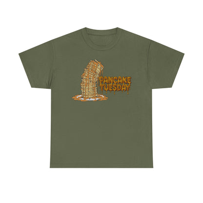 Mardi Gras Pancake Tuesday | Funny Fat Tuesday Tee