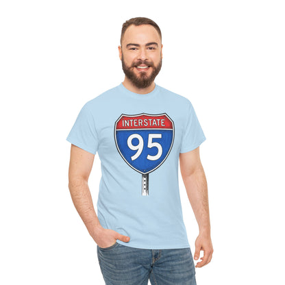 Interstate 95 Sign Tee | Vintage Urban Graphic I95 T-shirt