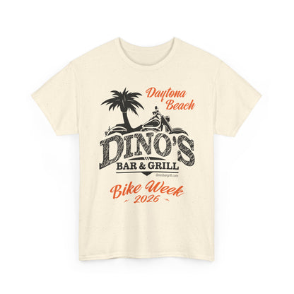 1-Sided Tee | Bike Week 2026 | Dino's Bar & Grill | Daytona Beach