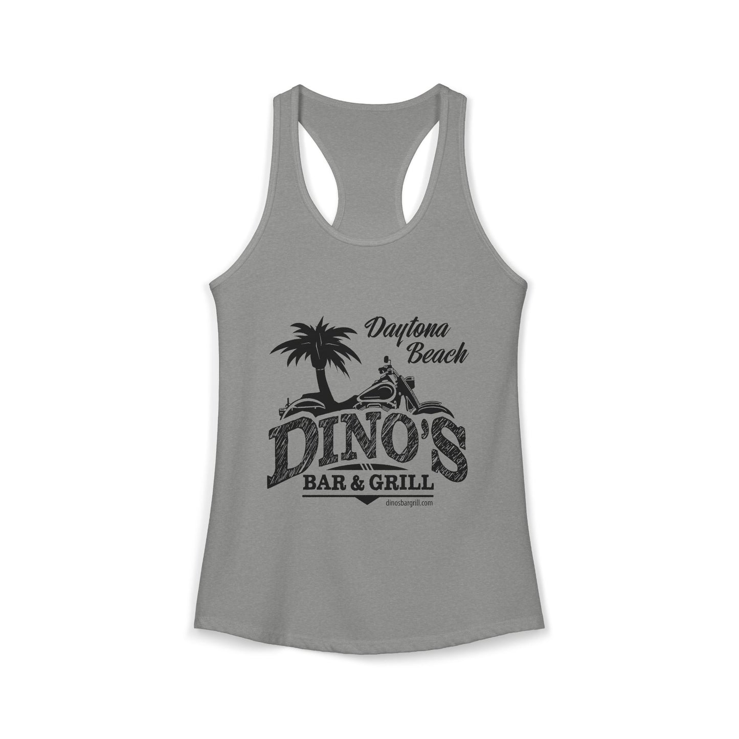 Women's Racerback Tank | Dino's Bar & Grill | Daytona Beach