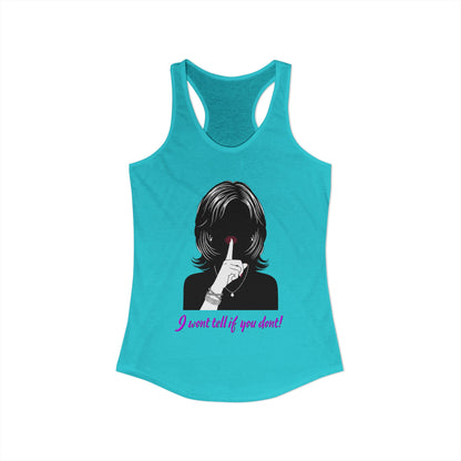 I Wont Tell if You Don't | Trans Crossdresser Tank Top | LGBTQ