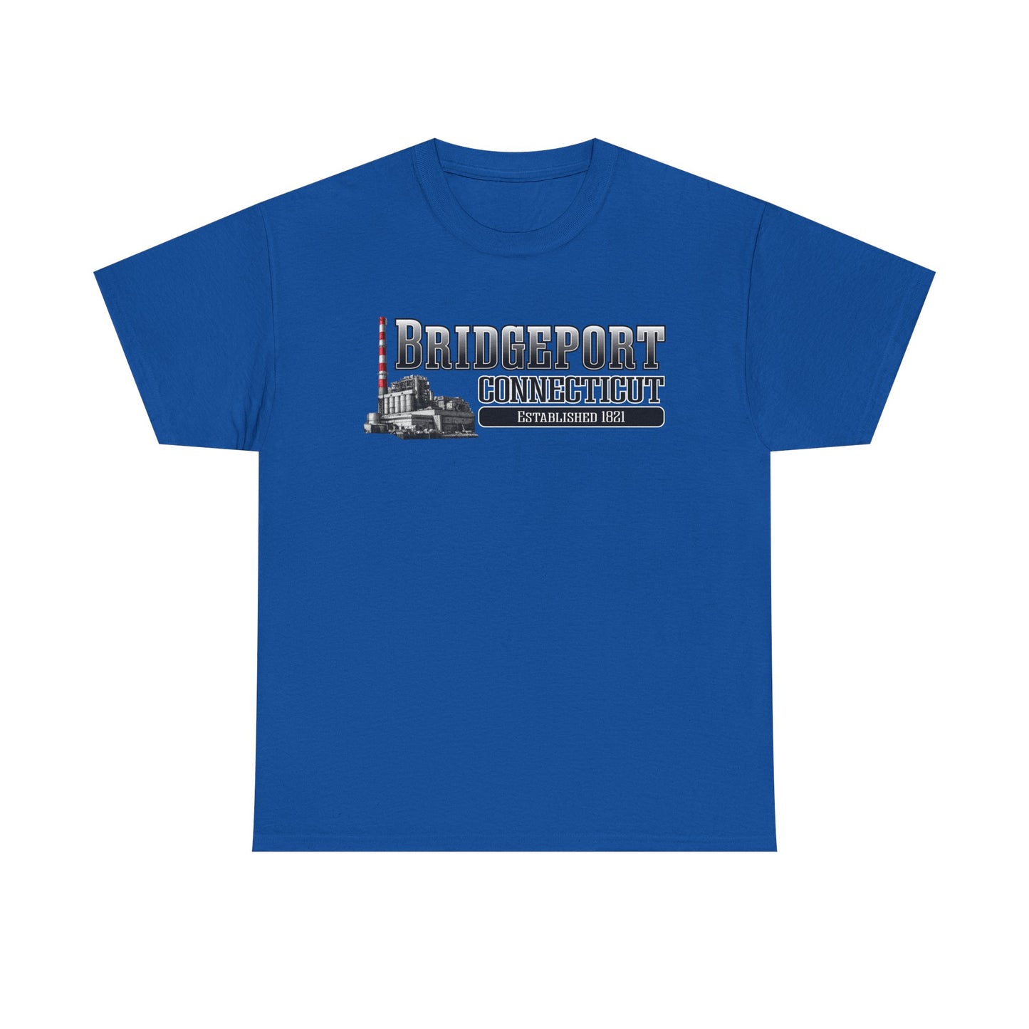 Bridgeport Connecticut Smokestack T-Shirt | Established 1821