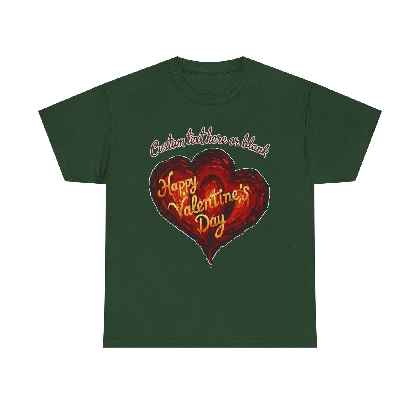 Valentines Day CUSTOMIZABLE | Van Gogh style heart | Personalized T-shirt