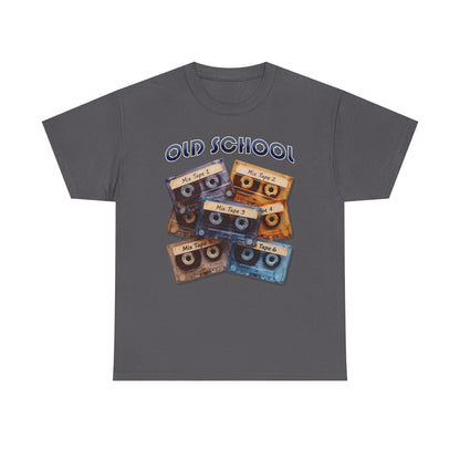 Old School Cassette Mix Tape Tee | Retro Music Vintage Audio Design
