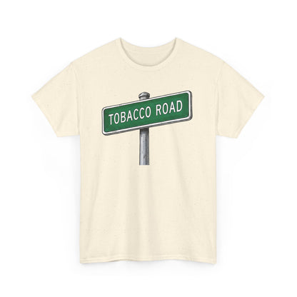 Tobacco Road Street Sign Tee | Vintage Urban Graphic Tee