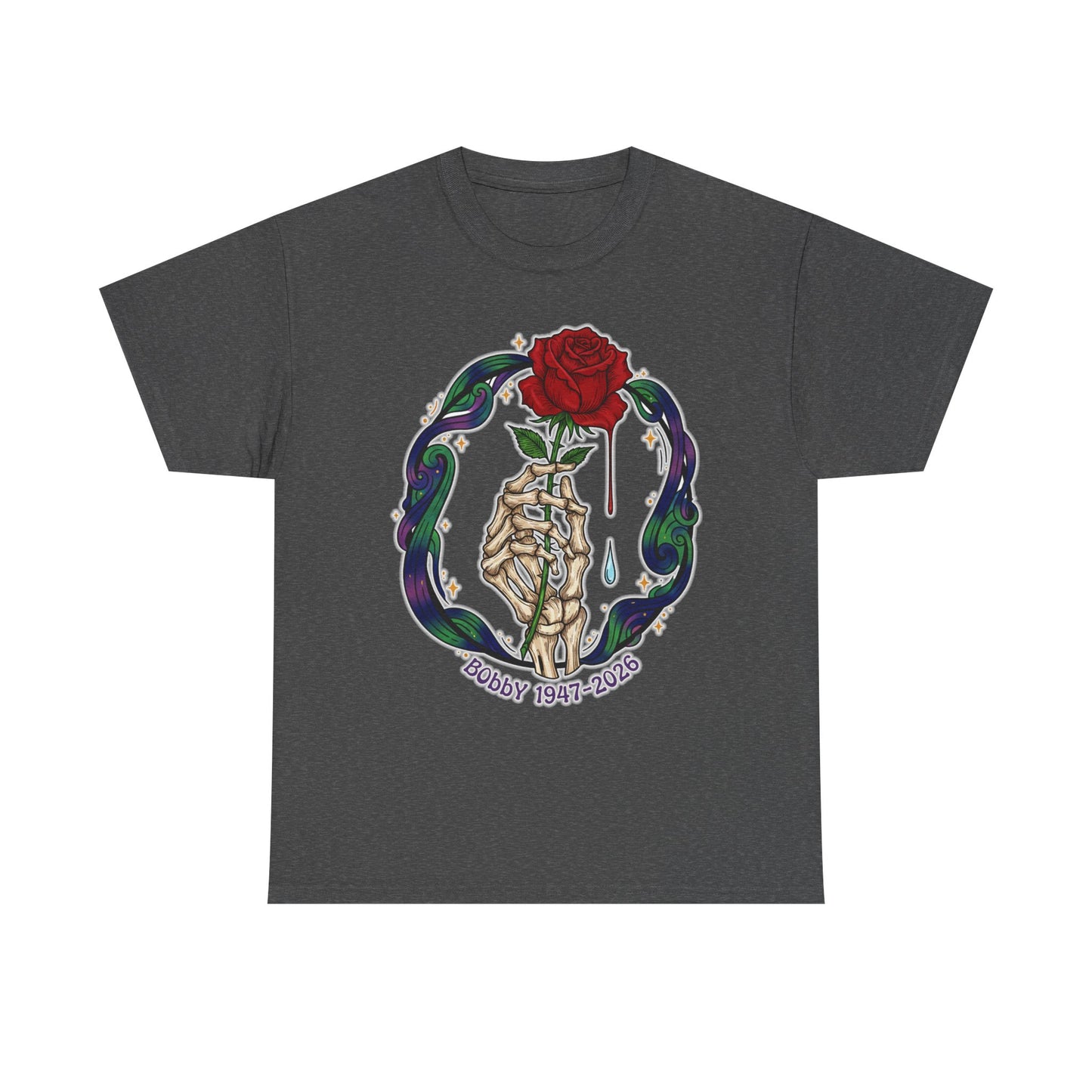 Bobby Weir T-Shirt Crying Rose | Bobby 1947-2026 | Memorial Graphic Tee