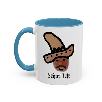 Señor Jefe Sombrero face accent coffee mug | 11oz | Buy Me!