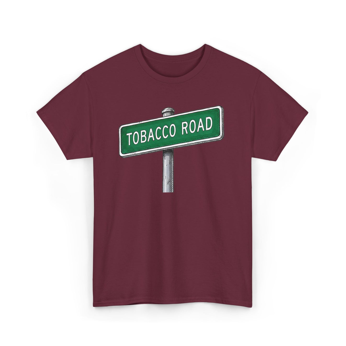 Tobacco Road Street Sign Tee | Vintage Urban Graphic Tee