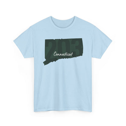 Connecticut Area Code 203 Tee | Graphic State CT T-shirt