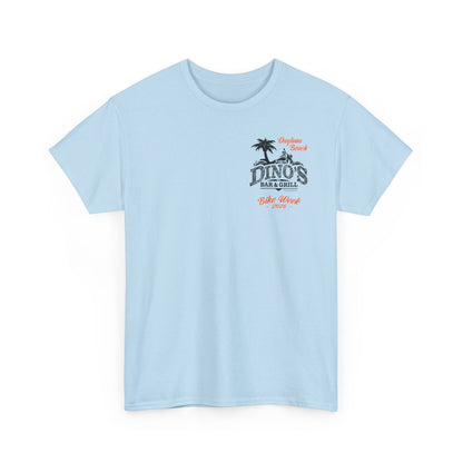2-Sided T‑Shirt | Bike Week 2026 | Dino's Bar & Grill | Daytona Beach