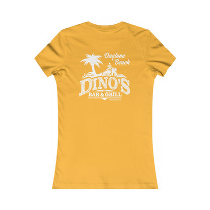 2 Sided Women's Tee | Dino's Bar & Grill | Daytona Beach