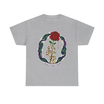 Bobby Weir T-Shirt Crying Rose | Bobby 1947-2026 | Memorial Graphic Tee