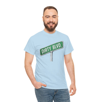 Dirty Blvd. Street Sign Tee | Vintage Urban Graphic Tee