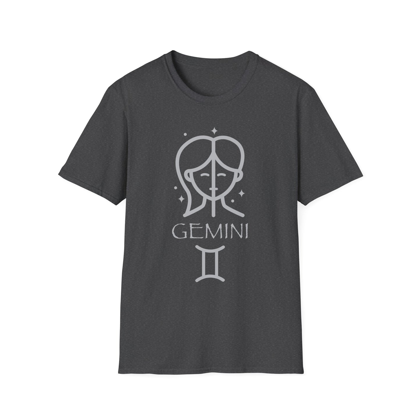 Gemini Zodiac Illustration T-Shirt | Gemini Symbol Tee