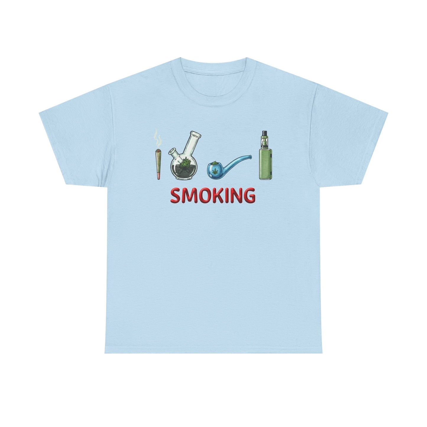 Smoking Paraphernalia Tee | Joint, Bong, Pipe, Vape Illustration