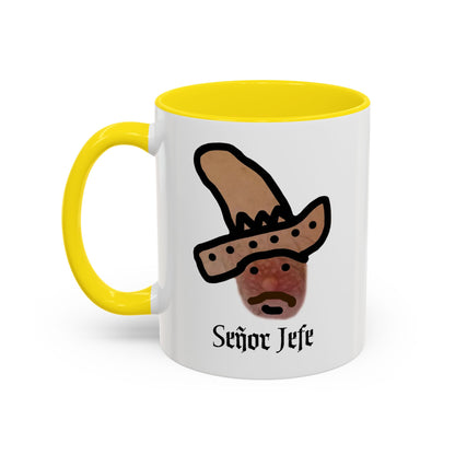 Señor Jefe Sombrero face accent coffee mug | 11oz | Buy Me!
