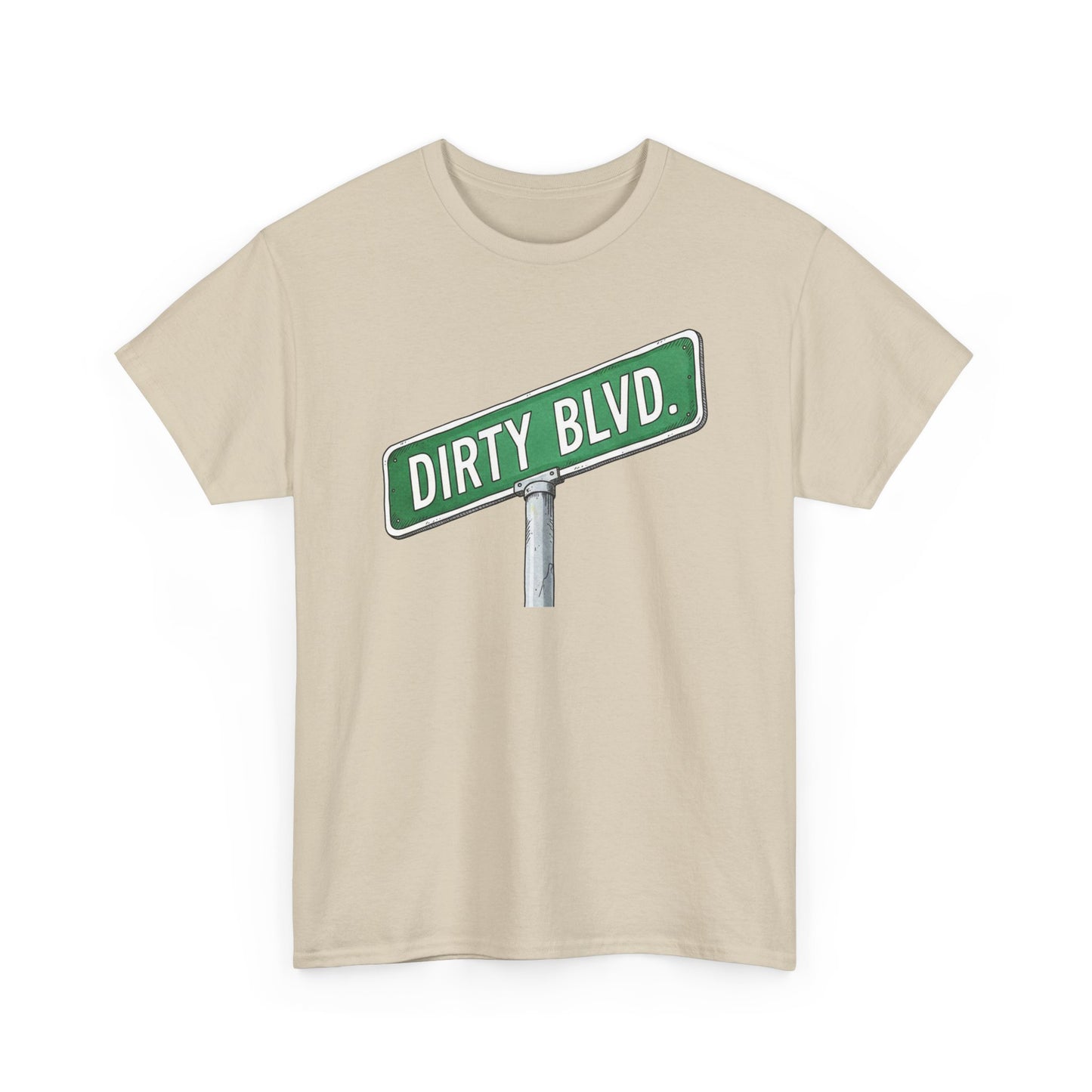 Dirty Blvd. Street Sign Tee | Vintage Urban Graphic Tee