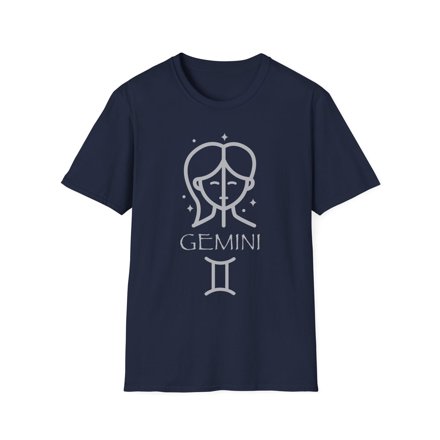 Gemini Zodiac Illustration T-Shirt | Gemini Symbol Tee