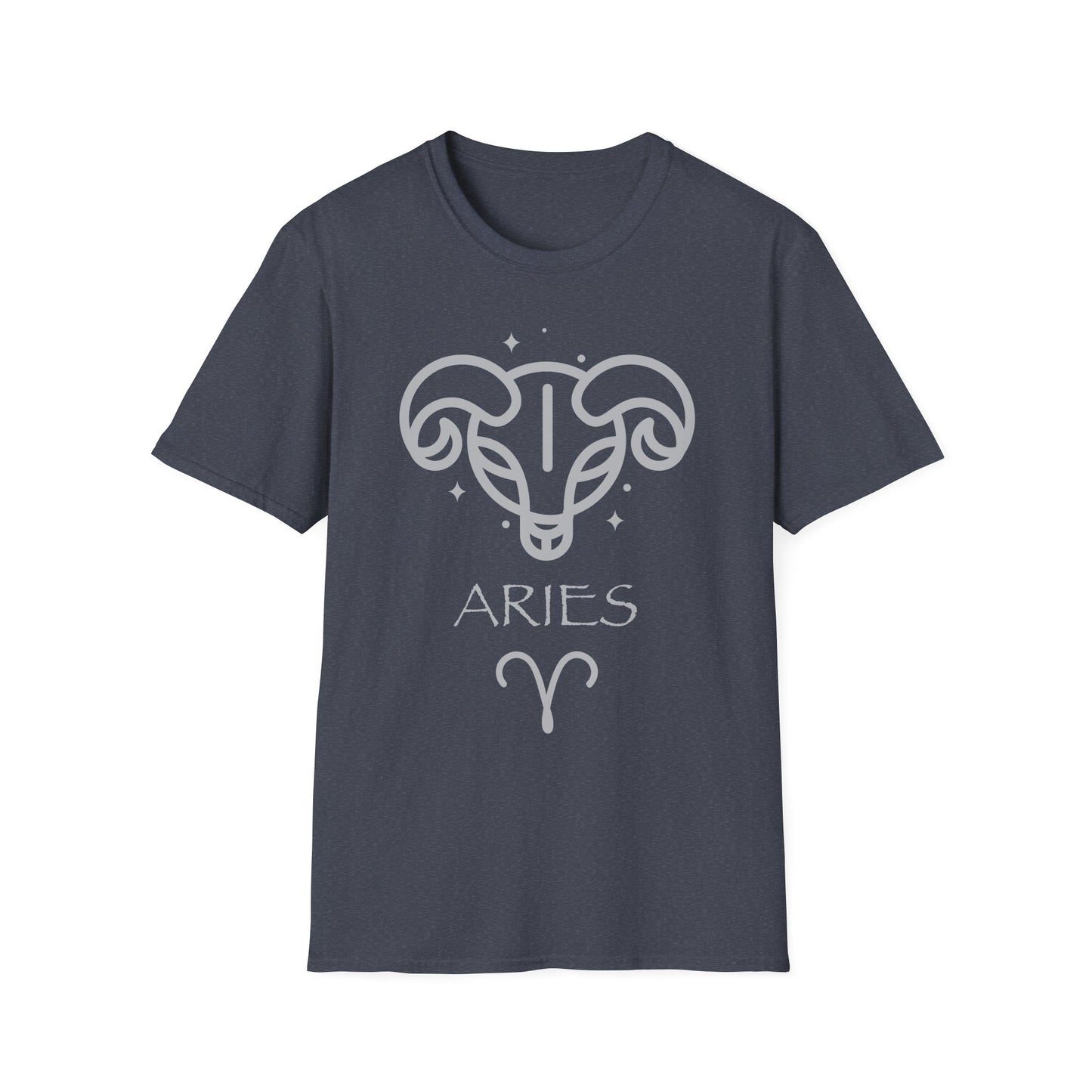 Aries Ram Zodiac T-Shirt | Minimal Astrology Graphic