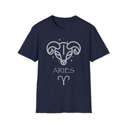 Aries Ram Zodiac T-Shirt | Minimal Astrology Graphic