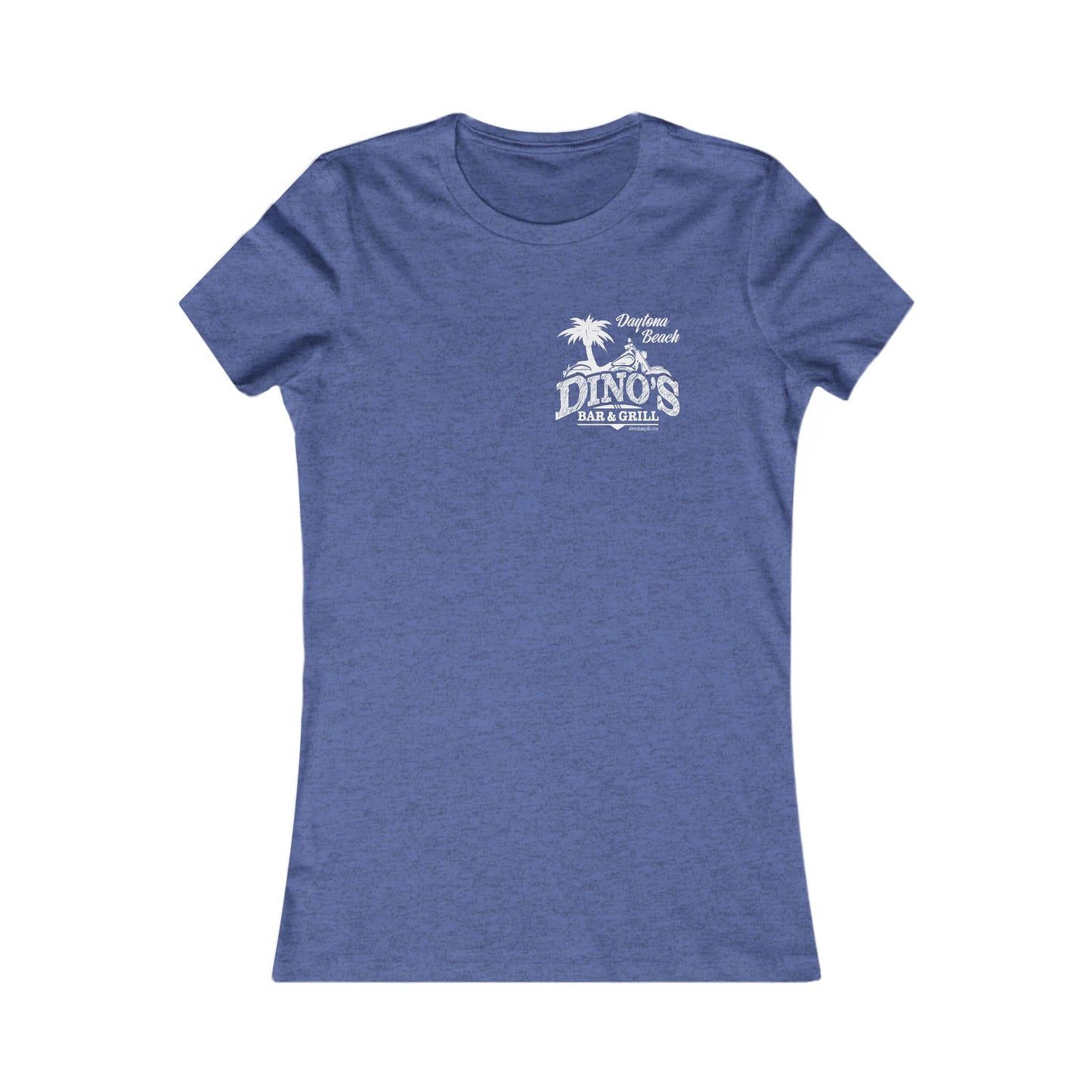 2 Sided Women's Tee | Dino's Bar & Grill | Daytona Beach