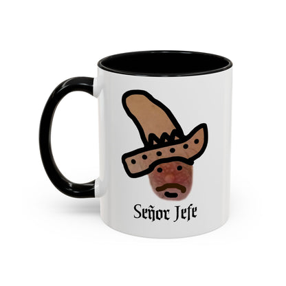 Señor Jefe Sombrero face accent coffee mug | 11oz | Buy Me!
