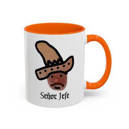 Señor Jefe Sombrero face accent coffee mug | 11oz | Buy Me!