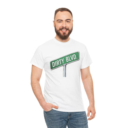 Dirty Blvd. Street Sign Tee | Vintage Urban Graphic Tee