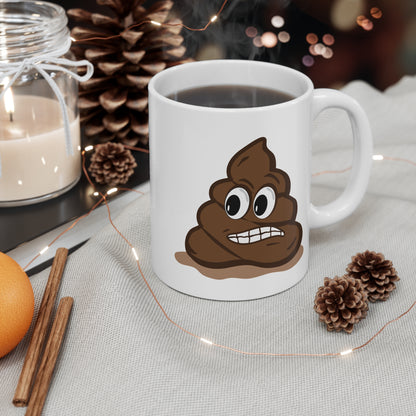 Coffee Makes Me Poop Mug | Funny Coffee Quote Ceramic 11oz