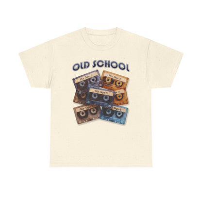 Old School Cassette Mix Tape Tee | Retro Music Vintage Audio Design