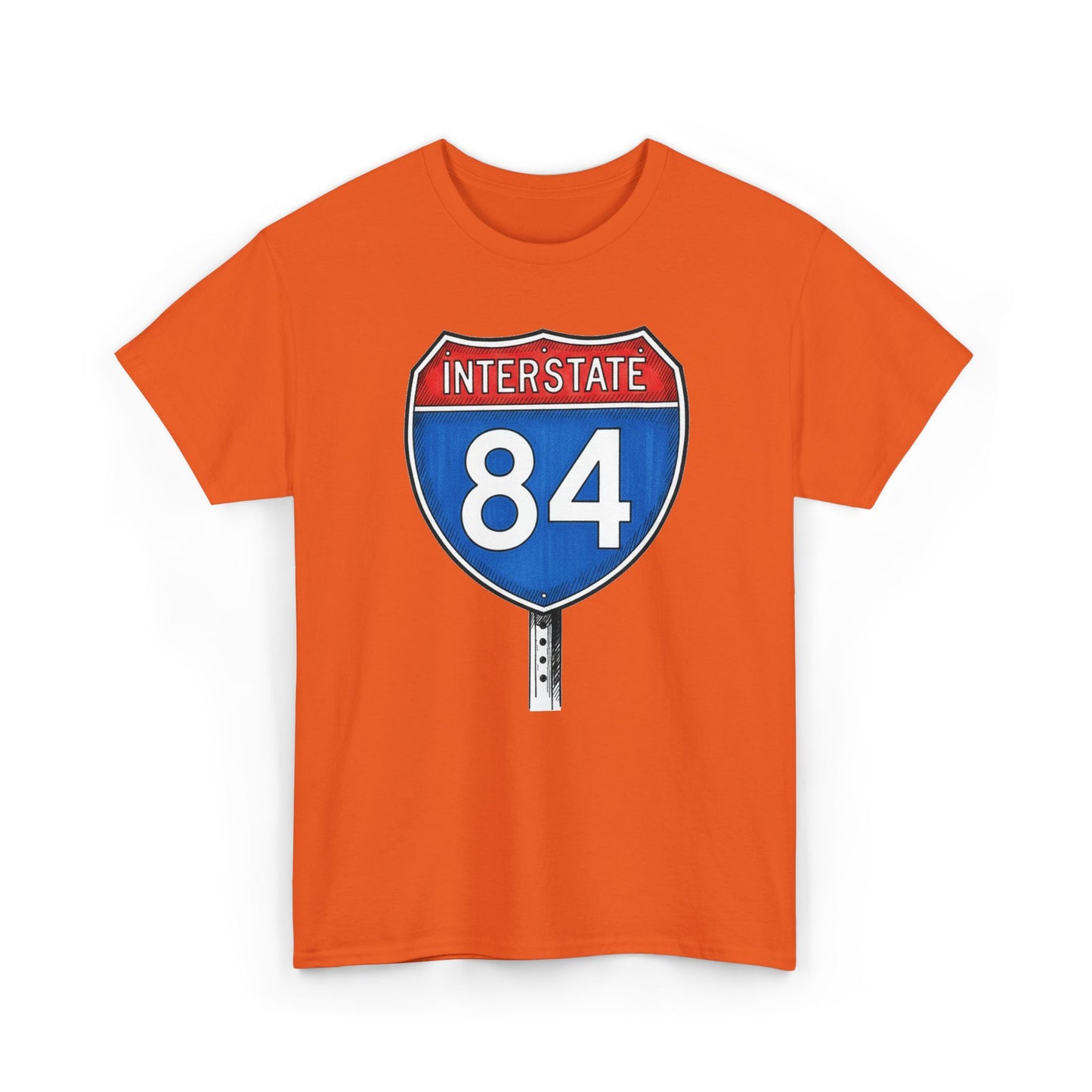 Interstate 84 Sign Tee | Vintage Urban Graphic I84 T-shirt
