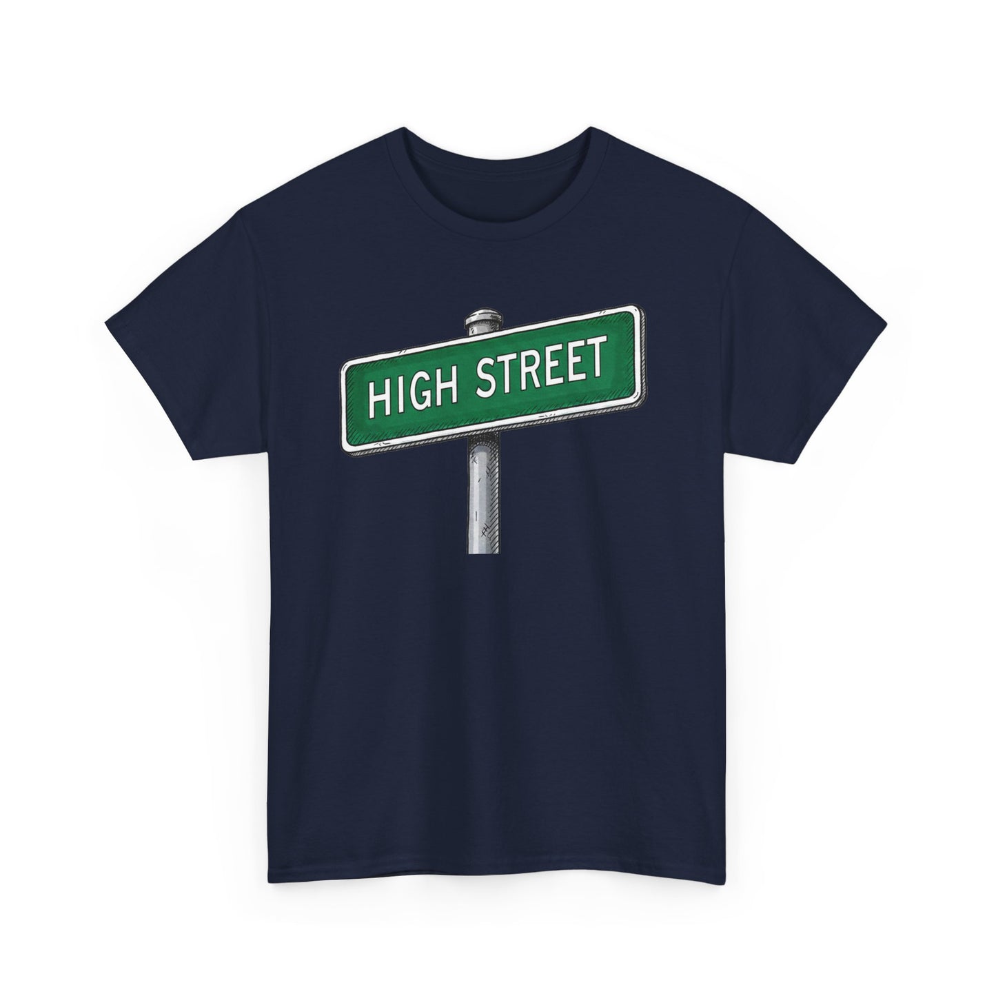 High Street Sign Tee | Vintage Urban Graphic Tee