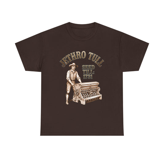 Jethro Tull Vintage Band Tee | Man with Flax Scutching Machine T-Shirt