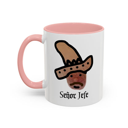 Señor Jefe Sombrero face accent coffee mug | 11oz | Buy Me!