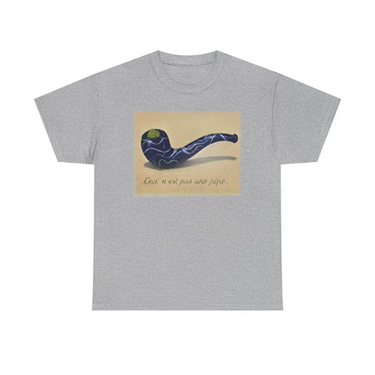 This is not a pipe, in the style of "La Trahison des Images" Marijuana T-Shirt | Ceci n'est pas une pipe art print