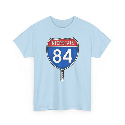 Interstate 84 Sign Tee | Vintage Urban Graphic I84 T-shirt
