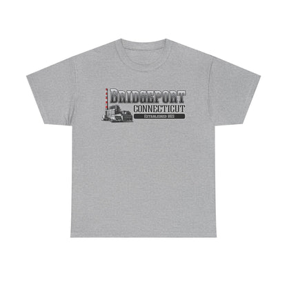 Bridgeport Connecticut Smokestack T-Shirt | Established 1821