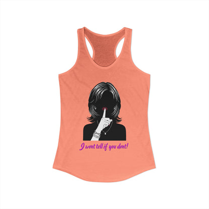 I Wont Tell if You Don't | Trans Crossdresser Tank Top | LGBTQ