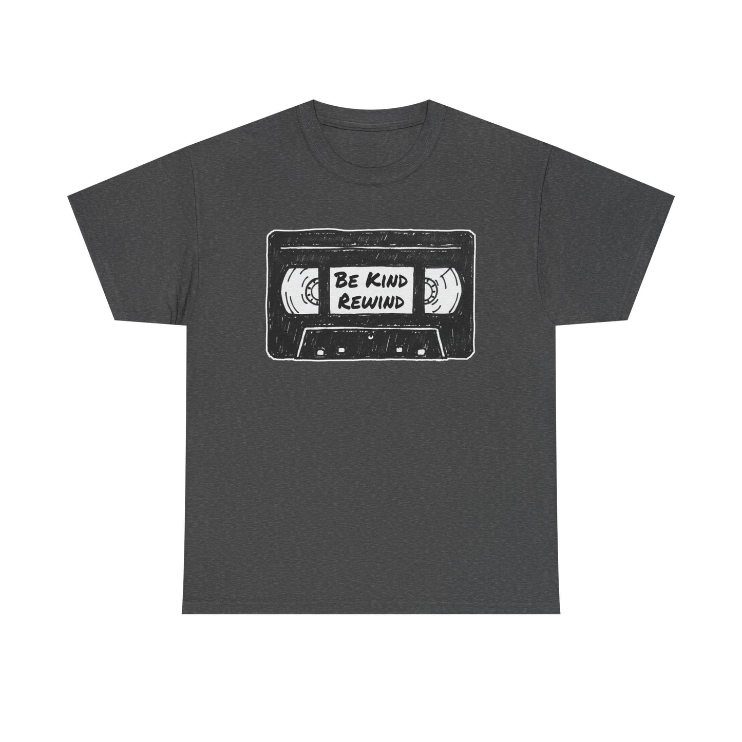 Be Kind Rewind VHS cassette tape T-Shirt | retro music tee