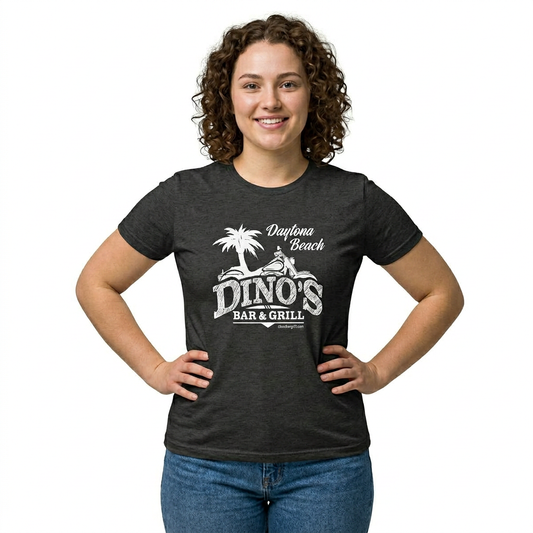 1 Sided Women's Tee | Dino's Bar & Grill | Daytona Beach