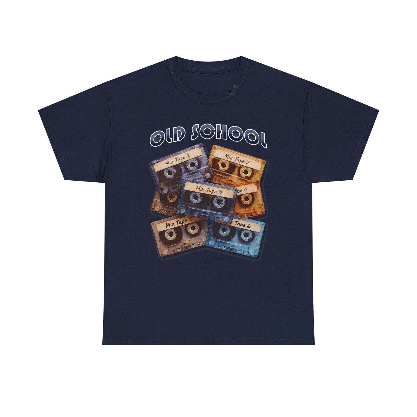 Old School Cassette Mix Tape Tee | Retro Music Vintage Audio Design